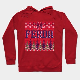 Ugly Christmas Sweater Letterkenny Ferda in red Hoodie